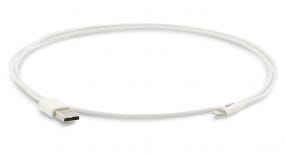 LMP Lightning zu USB Kabel, Charge & Sync, MFI zertifiziert, weiss, 1 m