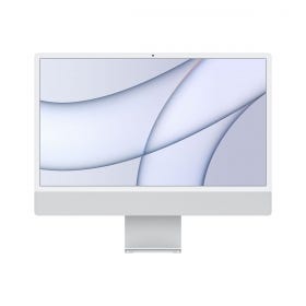 iMac 24-inch with Retina 4.5K display: Apple M1 chip with 8core CPU and 8core GPU, 512GB - Silver