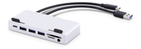 Hub LMP USB-C 7 Ports pour iMac, USB-C Gen 2 (10G), 3x USB 3.0 (SD&microSD) 18629
